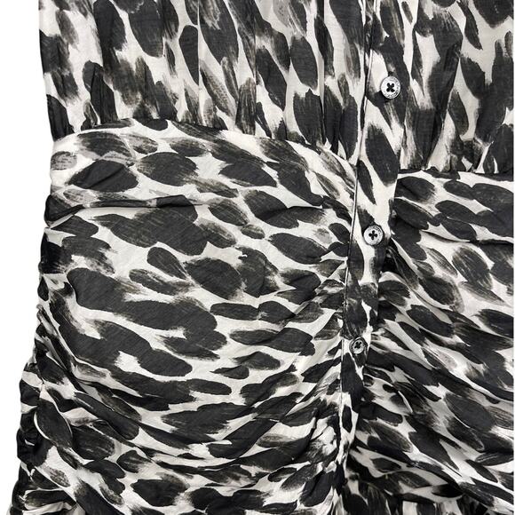 Anthropologie Maeve Semele Leopard Mini Dress Size 10 - Picture 8 of 12